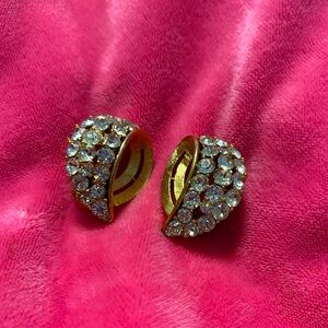 Trifari Clip On Earrings